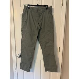 The North Face Gray Outdoor Zip Off Pants Sz: 14